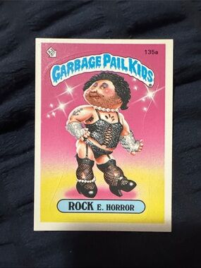 Rock E. Horror Collectible Card - Pink